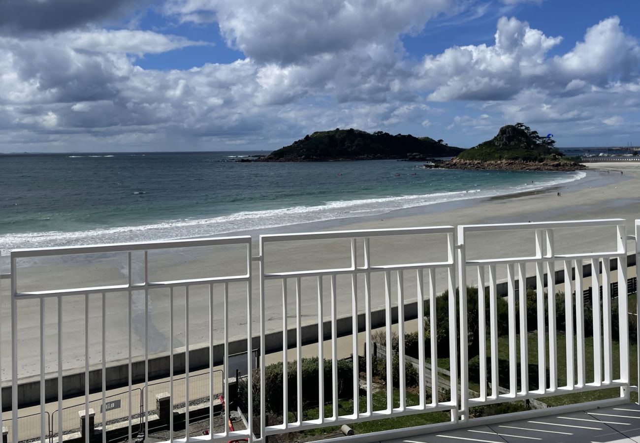 Ferienwohnung in Trébeurden - Bréhat T3, acces plage et vue